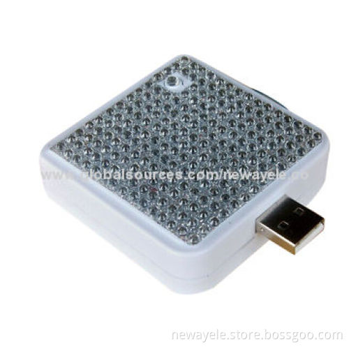 2014 Newest luxurious crystal diamond power bank